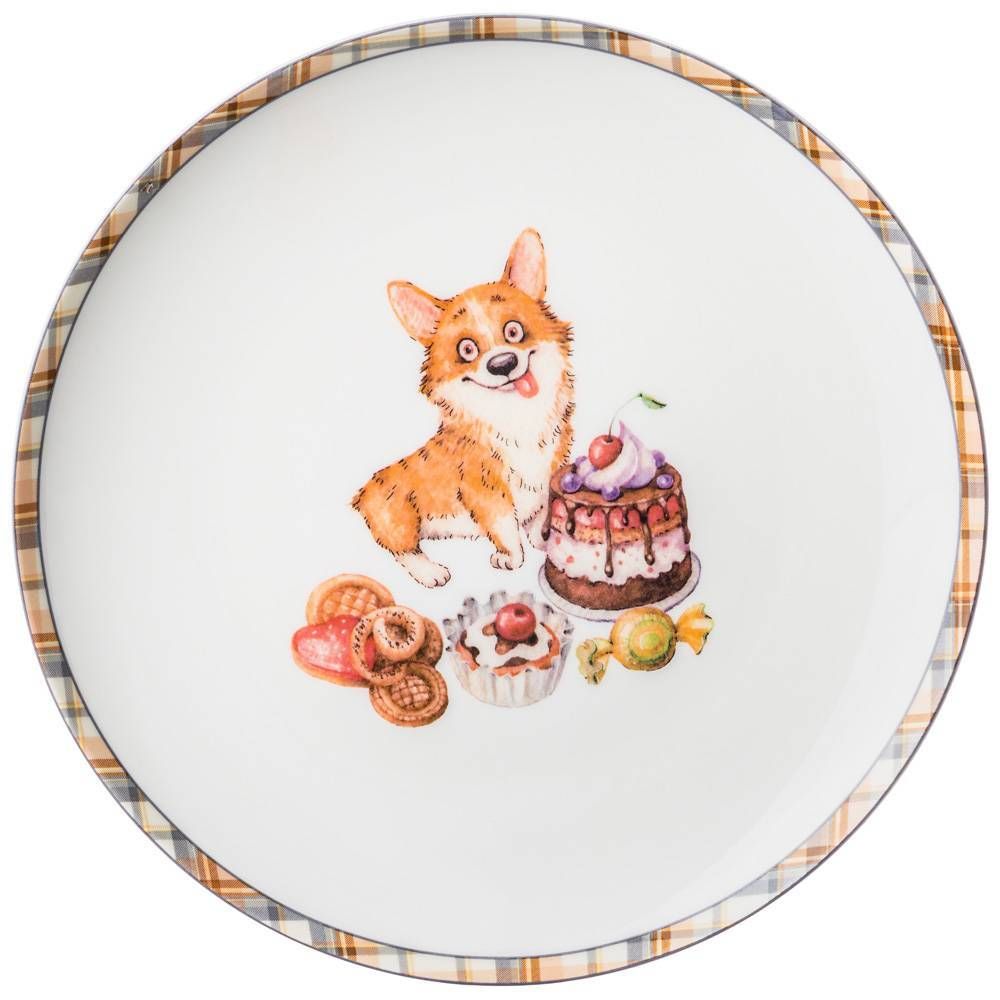 НАБОР ТАРЕЛОК ЗАКУСОЧНЫХ LEFARD "ЛУЧШИЕ ДРУЗЬЯ" 2 ШТ. 20,5 СМ (КОР=36ШТ.)