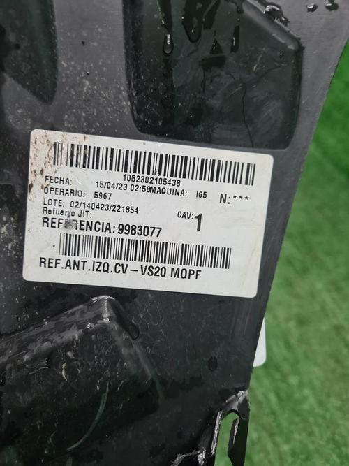 Кронштейн переднего бампера Mercedes V w447 14-нв