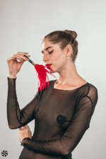 Тиклер Burlesque Plume Red 1082-01lola