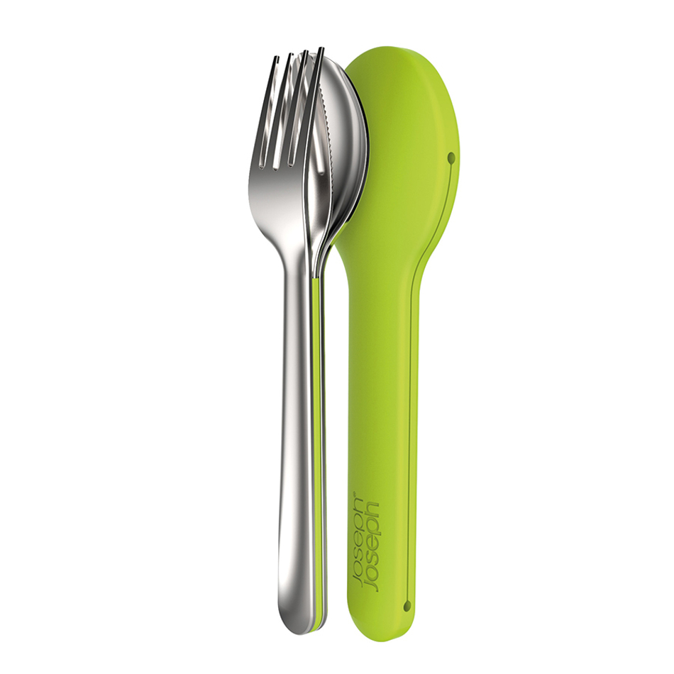 Набор столовых приборов GoEat™ Cutlery Set зелёный, Joseph Joseph