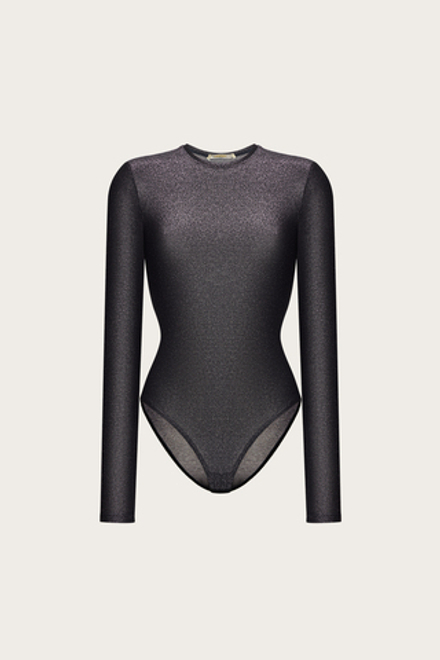 БОДИ ИЗ ВИСКОЗЫ С МЕТАЛЛИЗИРОВАННОЙ НИТЬЮ