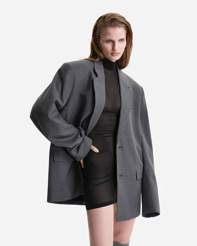 Пиджак Power Suit серый