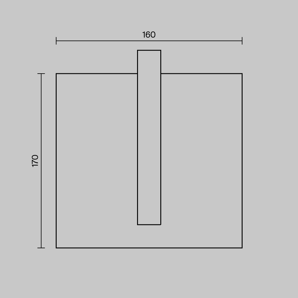 Уличный настенный светодиодный светильник Maytoni Line O484WL-L6GF3K