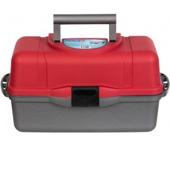 Ящик рыболова Helios трехполочный красный