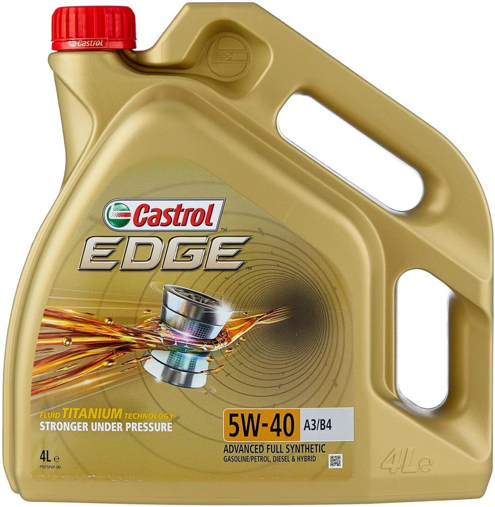 Моторное масло синтетическое Castrol EDGE A3/B4 5W-40 4 л