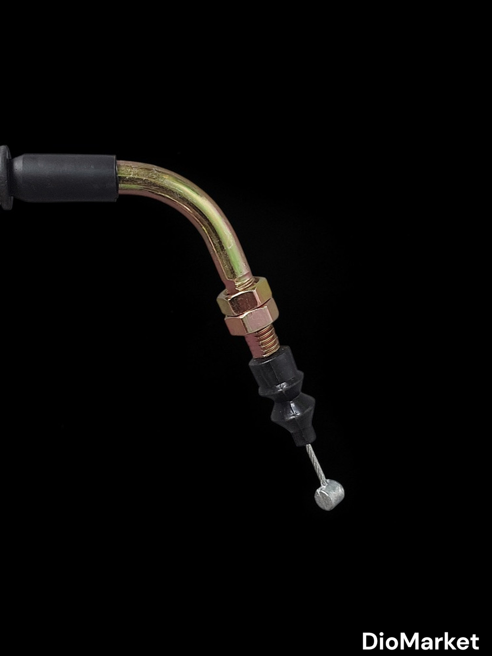 трос газа на скутер 157QMJ (крепление планка, L-2000mm)