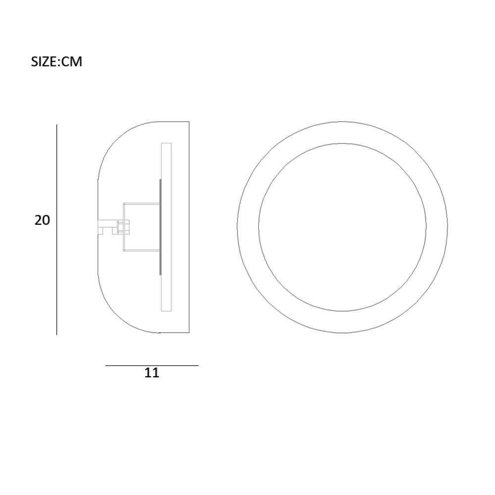 Бра Loke D20 Red By Imperiumloft