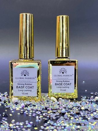 Каучуковая база для гель лака, Strong Rubber Base Coat Long Lasting, 15 мл., Global Fashion