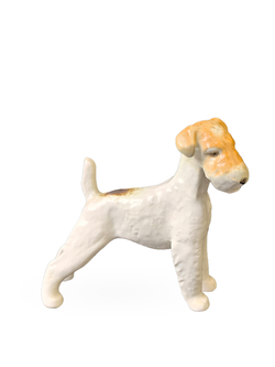 Фарфоровая статуэтка "Фокс-терьер" ЛФЗ