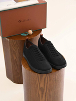 Черные кроссовки Loro Piana Soho 2.0 Walk