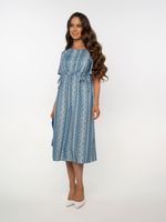Платье Цветы лета (голубое) П15802-18М LT Collection