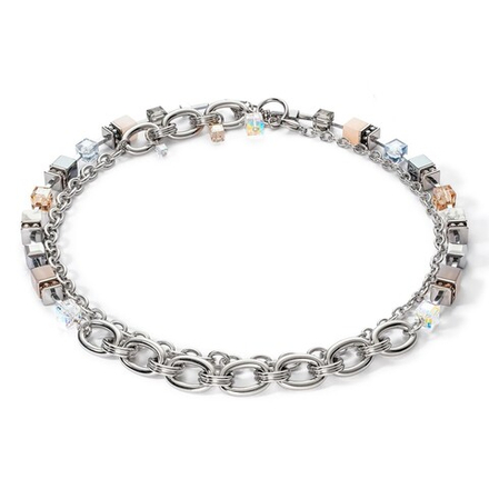 Колье-трансформер 4-in-1 Coeur de Lion Grey-Beige 4520/10-1210