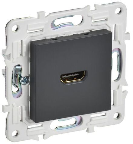 Розетка HDMI SKANDY SK-H01T титан IEK SK-H10-K48