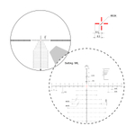 Оптический прицел Vector Optics Continental X6 4-24x56 Ranging FFP, 34мм, сетка VEC-MBR MIL (SCFF-39)