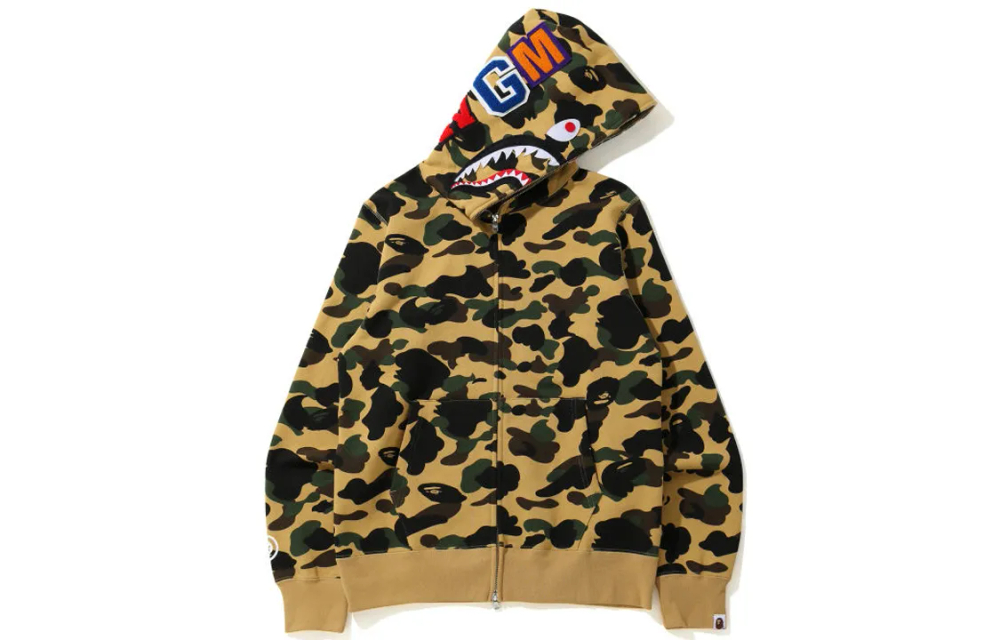 A Bathing Ape 1st Camo Shark Full Zip Худи