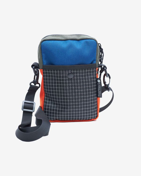 Сумка GO Minipouch темно-синяя / хаки / оранжевая - фото 1
