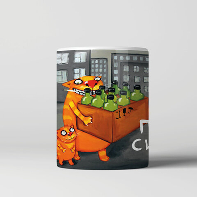 Кружка "Папа сильный"