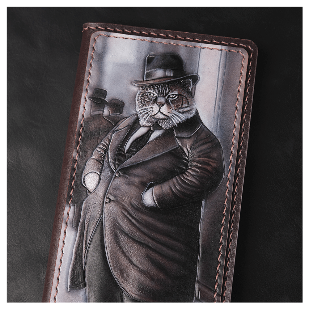 Кошелек лонгер «Кот Гангстер»