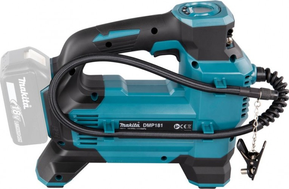 Компрессор автомобильный MAKITA DMP181Z 4 насадки, без аккум.и з/у.