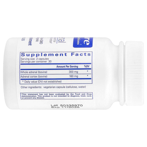 Pure Encapsulations, Adrenal`` 60 капсул