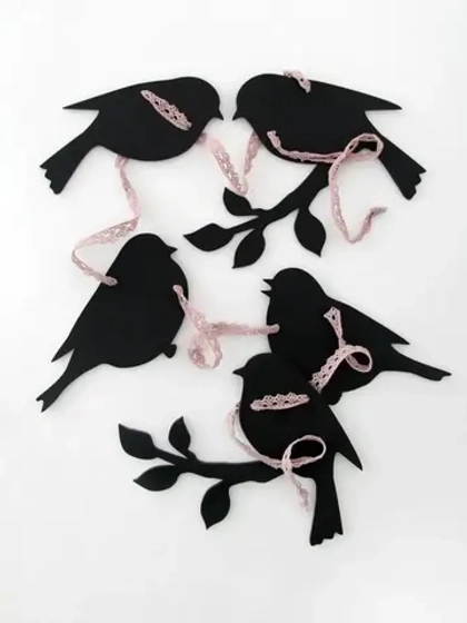 Настенный декор "Птички"