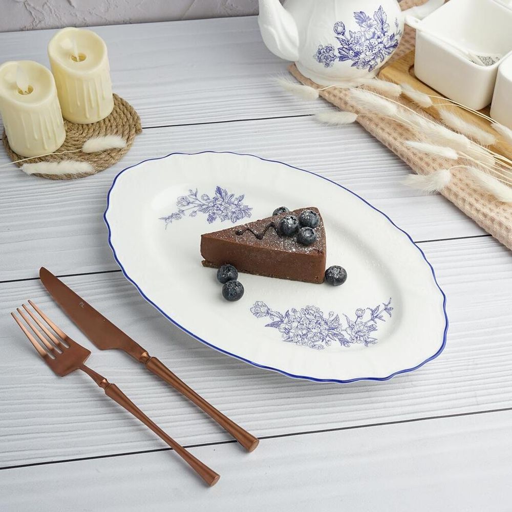 Блюдо овальное 30,7*19,3 см h2 см Sea Flower P.L. Proff Cuisine [1]