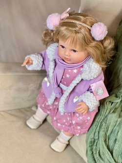 Кукла Berbesa мягконабивная 52см Carla (7218S)