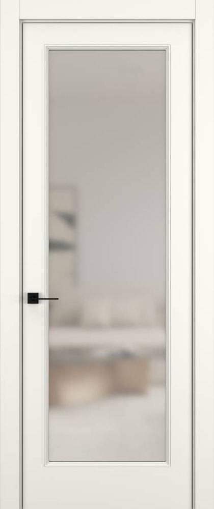 Дверь 01V ELEGANT Матовый Жемчужный