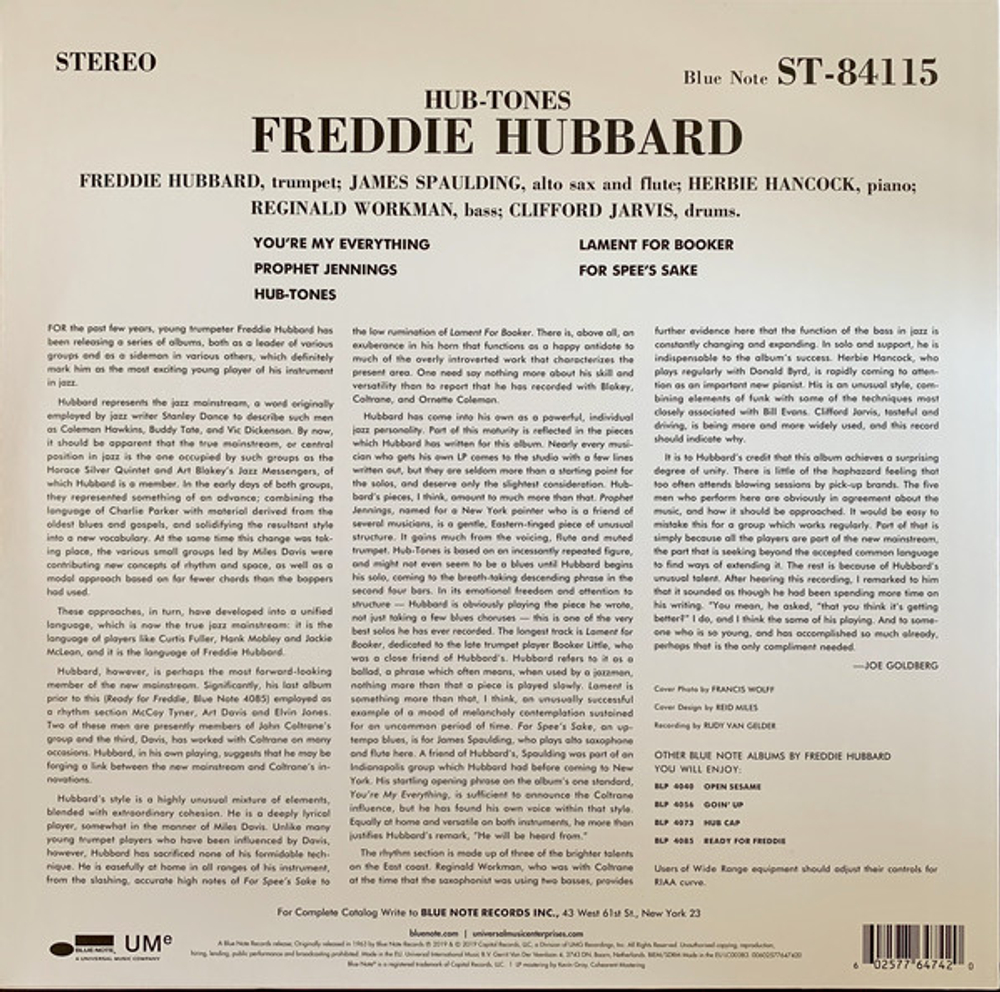 Freddie Hubbard / Hub-Tones (LP)