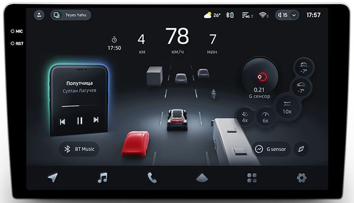 Магнитола для Sollers SF1 2025+ (рамка большая) - Teyes CC4-PRO монитор 9.5" 2K QLED на Android 13, Быстрейшая, Snapdragon 778G, ИИ, CarPlay, DSP, 4G SIM-слот