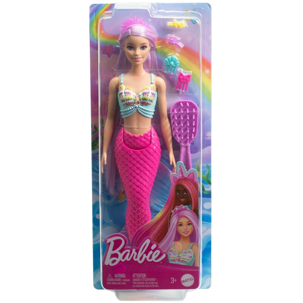 Barbie - Кукла Русалка с длинными волосами + аксессуары HRR00 / артикул   HRR00  / GTIN 194735183692