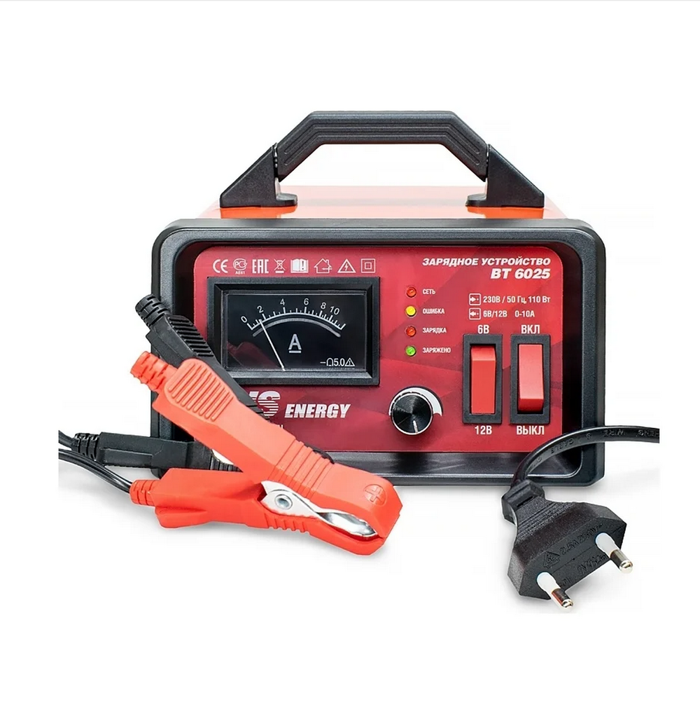Авто зарядное уст-во для аккумуляторов AVS Energy BT-6025