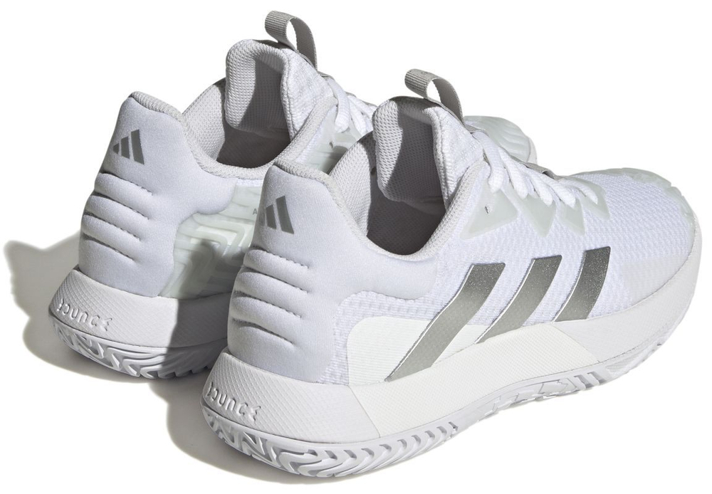 Женские Кроссовки теннисные Adidas SoleMatch Control W - footwear white/silver matte/grey one
