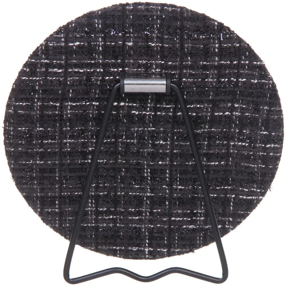 Зеркало настольное «ФРАТЕЛЛИ», черный цвет, 15*15см (коробка)