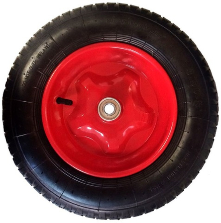Колесо пневматическое 3.25/3.00/3.50х80 D36см подшипник d-16мм