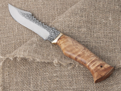 Нож "Щукарь", сталь Bohler N690, рукоять стабилизированная береза