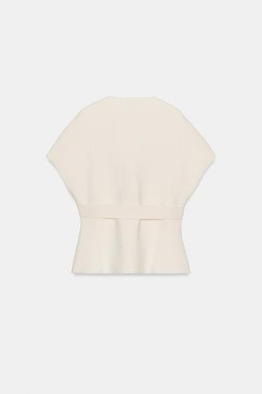 ТРИКОТАЖНЫЙ ЖИЛЕТ С ПОДВЯЗКАМИ - ZARA