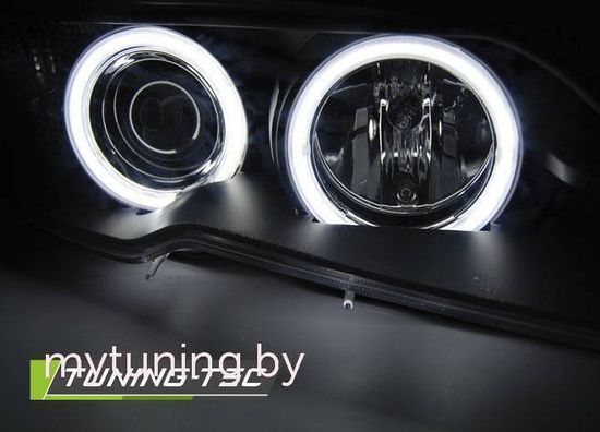Передние фары Angel Eyes для BMW 3 E46 Coupe