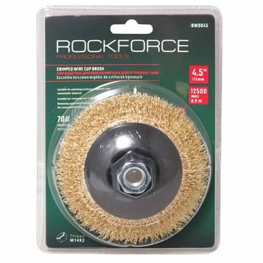 Кордщетка дисковая 115мм RockForce##Rock FORCE RF-BWD045
