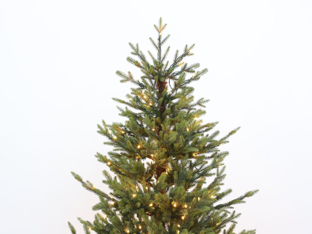 Елка с гирляндой встроенной «Eiffel» Эйфель (Литая хвоя) от 1,8 м до 2,7 м