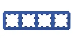 Рамка 4-м AtlasDesign Antique универс. аквамарин SE ATN101104