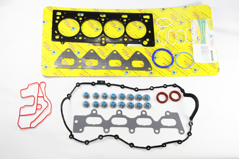 Комплект прокладок двигателя ВАЗ дв. Renault а/м Logan, Largus 1.4/1.6 л. 16кл. K4M, K4J (полный) стандарт "RUATI"