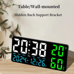 Часы-будильник настольно-настенные GH9002 White&GB