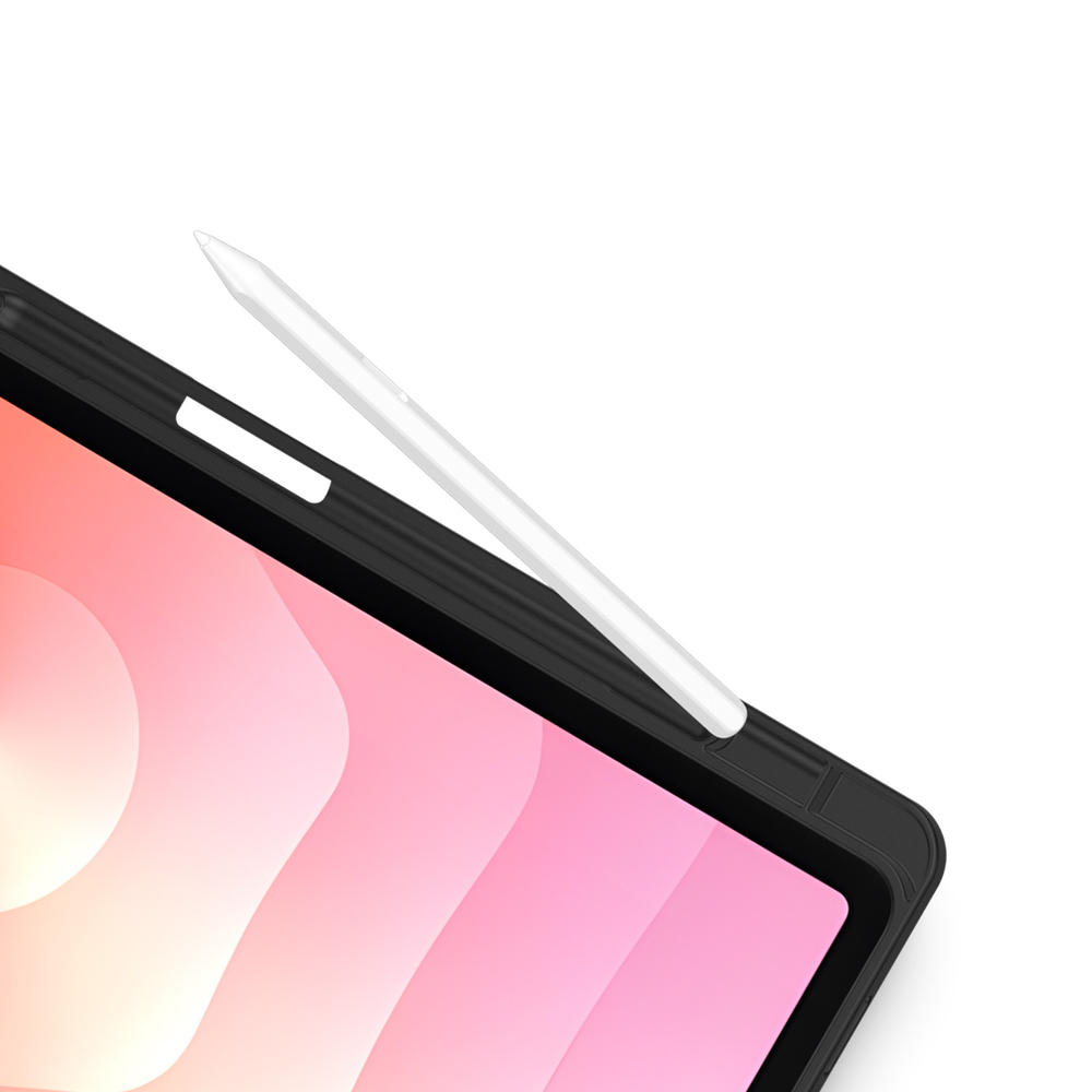 Чехол книжка черного цвета для планшета Samsung Galaxy Tab S11, серия Toby Series Case от Dux Ducis