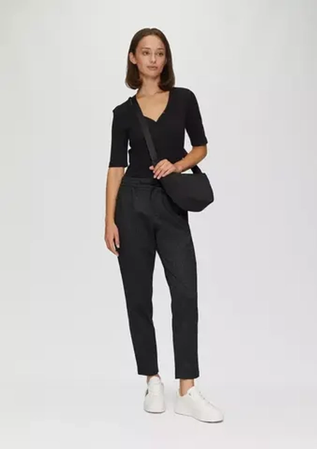 relaxed: Женские брюки клетку с эластичным поясом