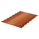 Ковер из шерсти over horizon терракотового цвета из коллекции trendy ruffles, 60х90 см