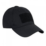 Бейсболка черная Rip-Stop с липучкой