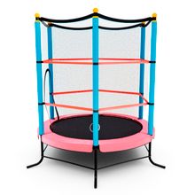 Батут детский DFC SMRKIDS 55&amp;quot; с сеткой, PINK