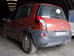 Фаркоп оцинкованный Galia R068A для Renault Grand Scenic II, Scenic II, Megane II хетчбек 2004-2009(паспорт и сертификат в комплекте)(без электрики)