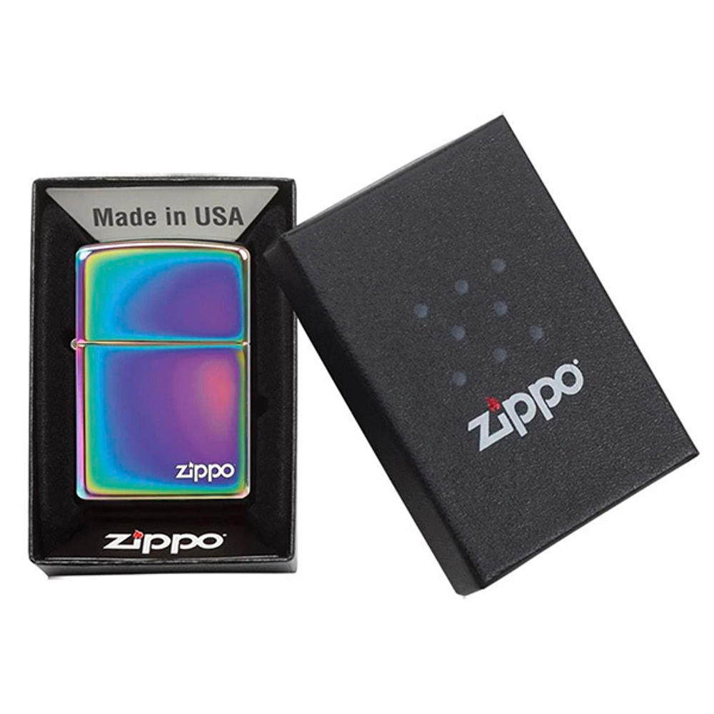 Зажигалка разноцветная Zippo с покрытием Spectrum Logo